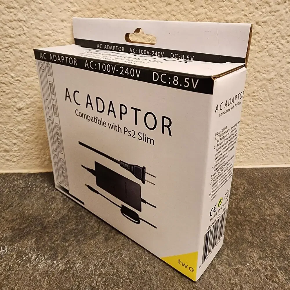 PS2 AC Adapter PlayStation 2 Slim, Model 7000/9000 (NEW) - Old Skool